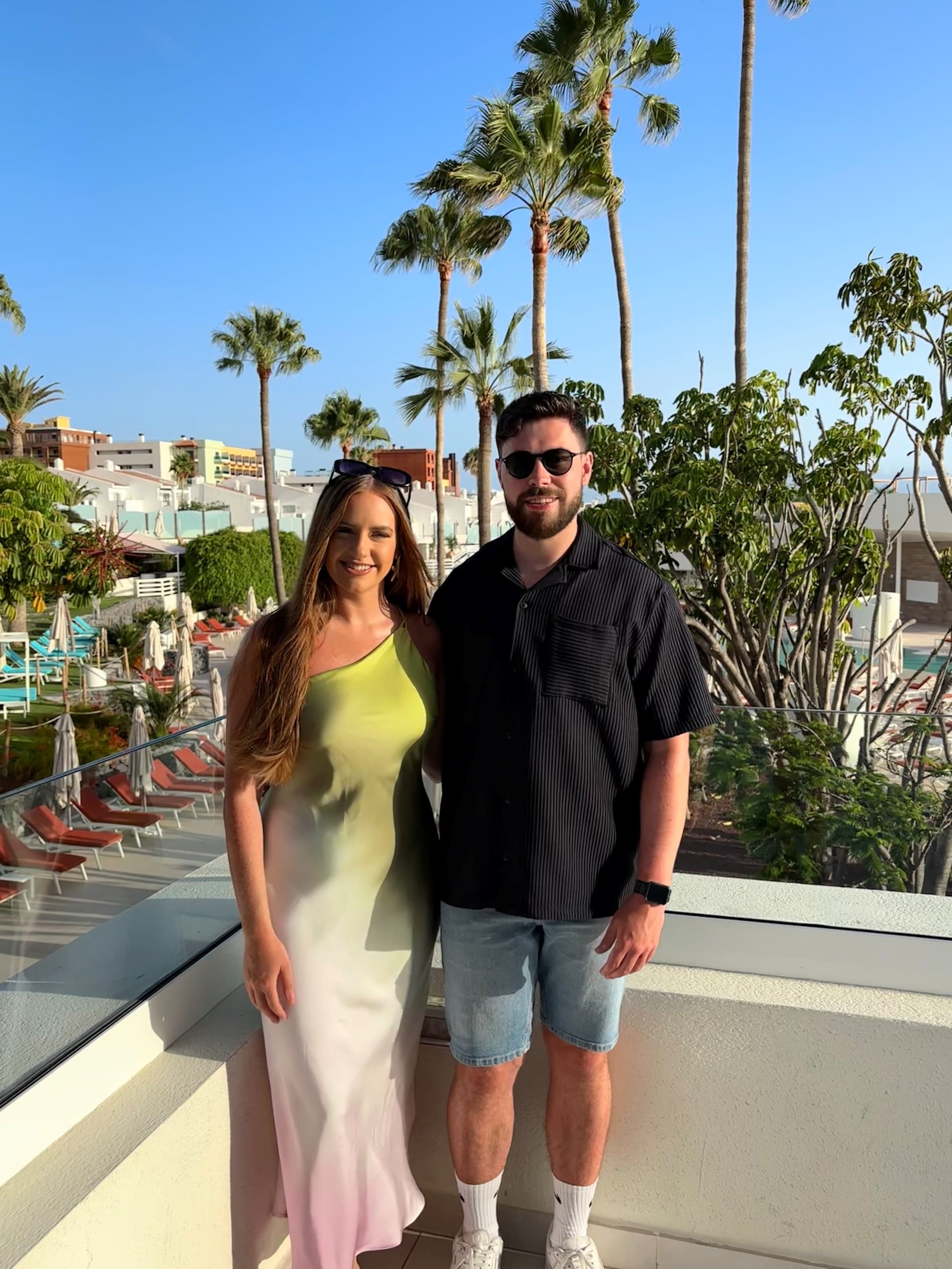 Matthew image with Carrie on holiday.