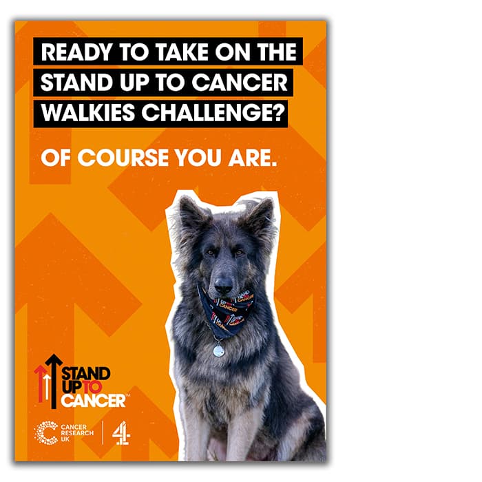 SU2C April Walkies Challenge fundraising pack thumbnail.