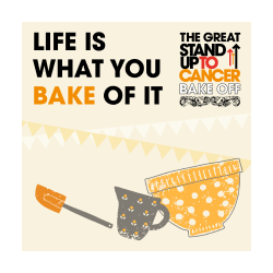The Great Stand Up To Cancer Bake Off 2021 Social Media Post