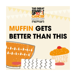 The Great Stand Up To Cancer Bake Off 2021 Social Media Post