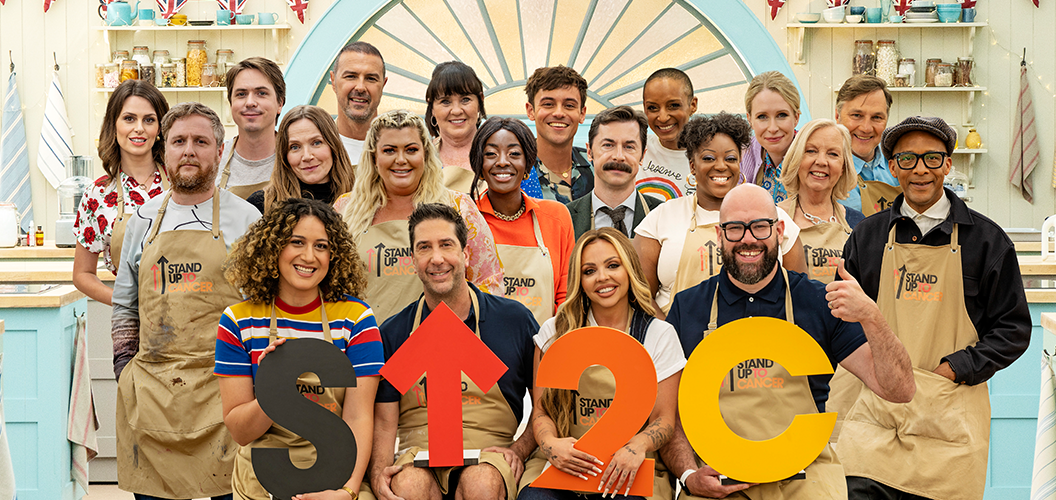 A new group of celebs are set to take on the Great British Bake Off, including David Schwimmer, Ellie Taylor and Tom Davis
