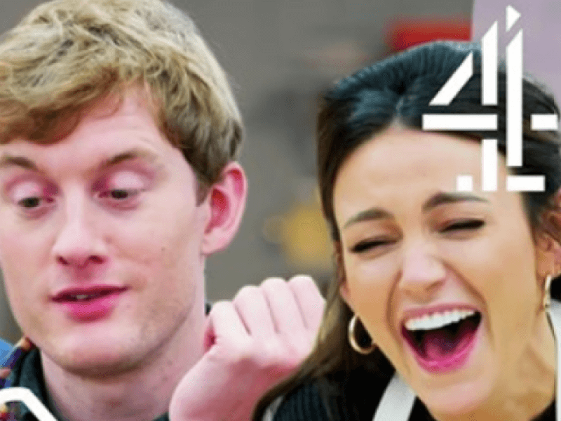 James Acaster and Michelle Keegan