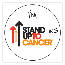 Standing Up To Cancer social post