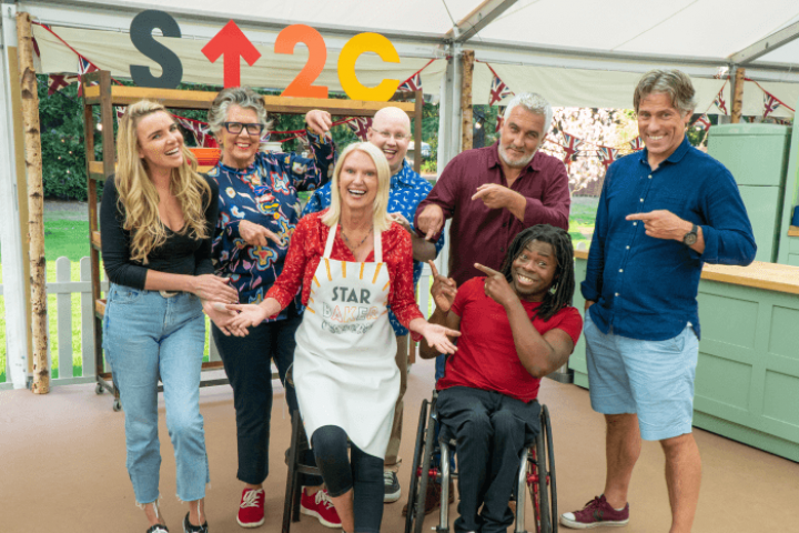 The Great Stand Up To Cancer Bake Off 2021 episode 5 celebrities