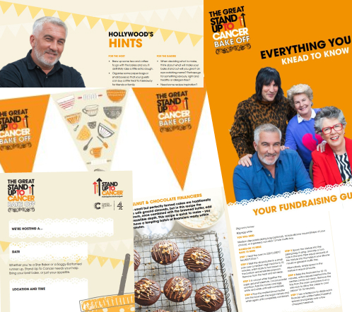 Contents of the Bake Off fundraising kit