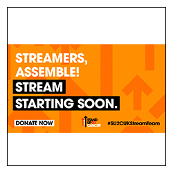 Stand Up To Cancer Stream Team Starting Soon Image Overlay