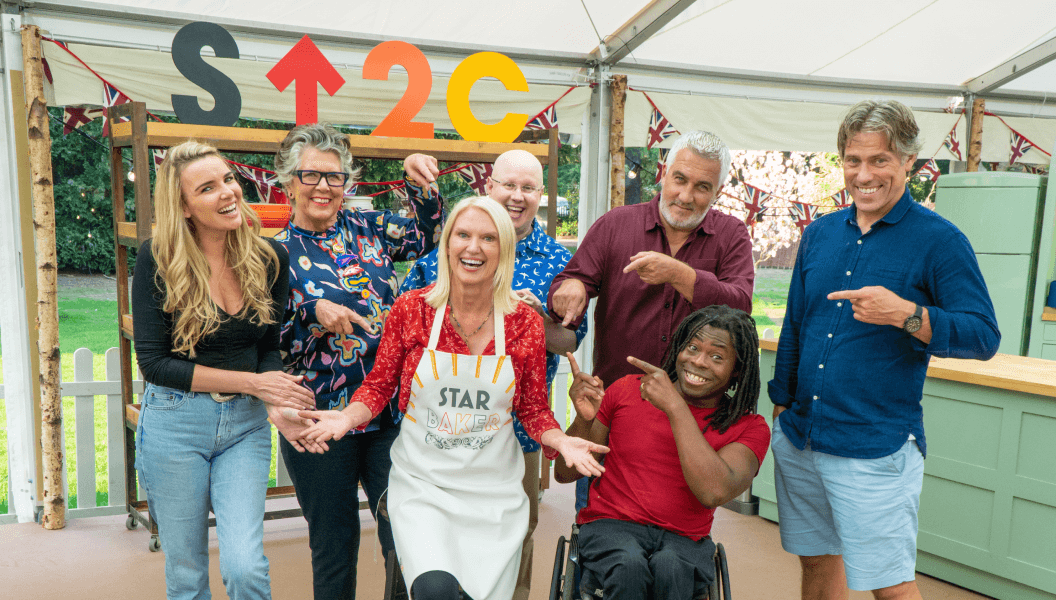 The Great Stand Up To Cancer Bake Off 2021 episode 5 celebrities