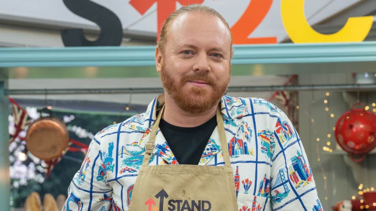 The celebrity contestants for episode 2 of The Great Stand Up To Cancer Bake Off 2024.