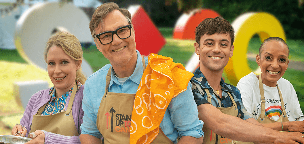 The celebrity contestants for episode 3 of The Great Stand Up To Cancer Bake Off 2023.